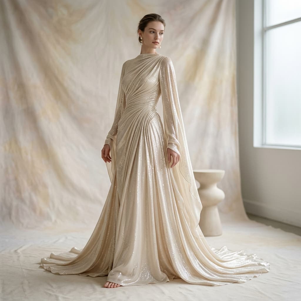 Ethereal Silk Gown